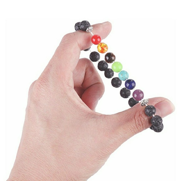 Aromatherapy Oil Diffuser Chakra Bracelet - Picture 3 of 7